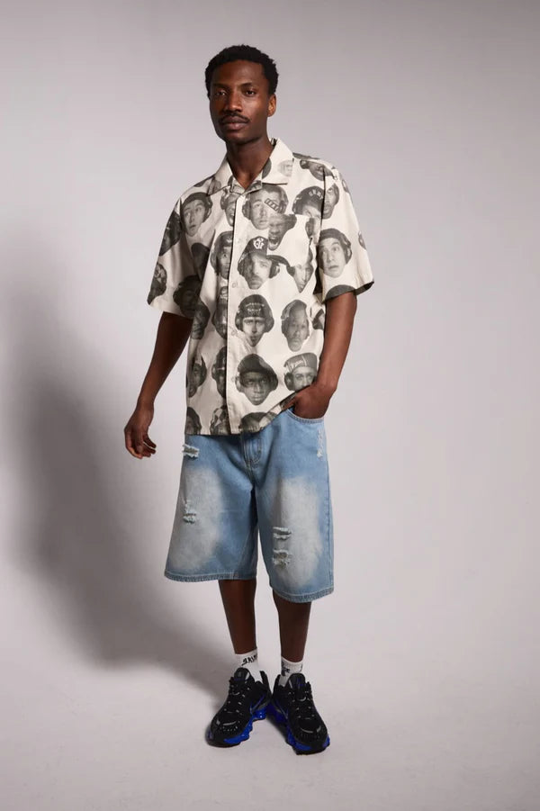 Camisa Grimey The Midnite Light Grey