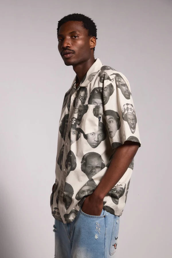 Camisa Grimey The Midnite Light Grey