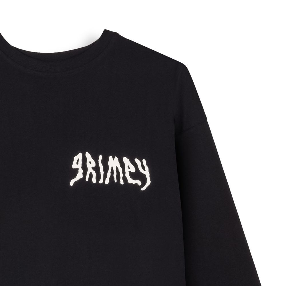 Camiseta Manga Larga Grimey Peace Within The Glitzy Grillz Black