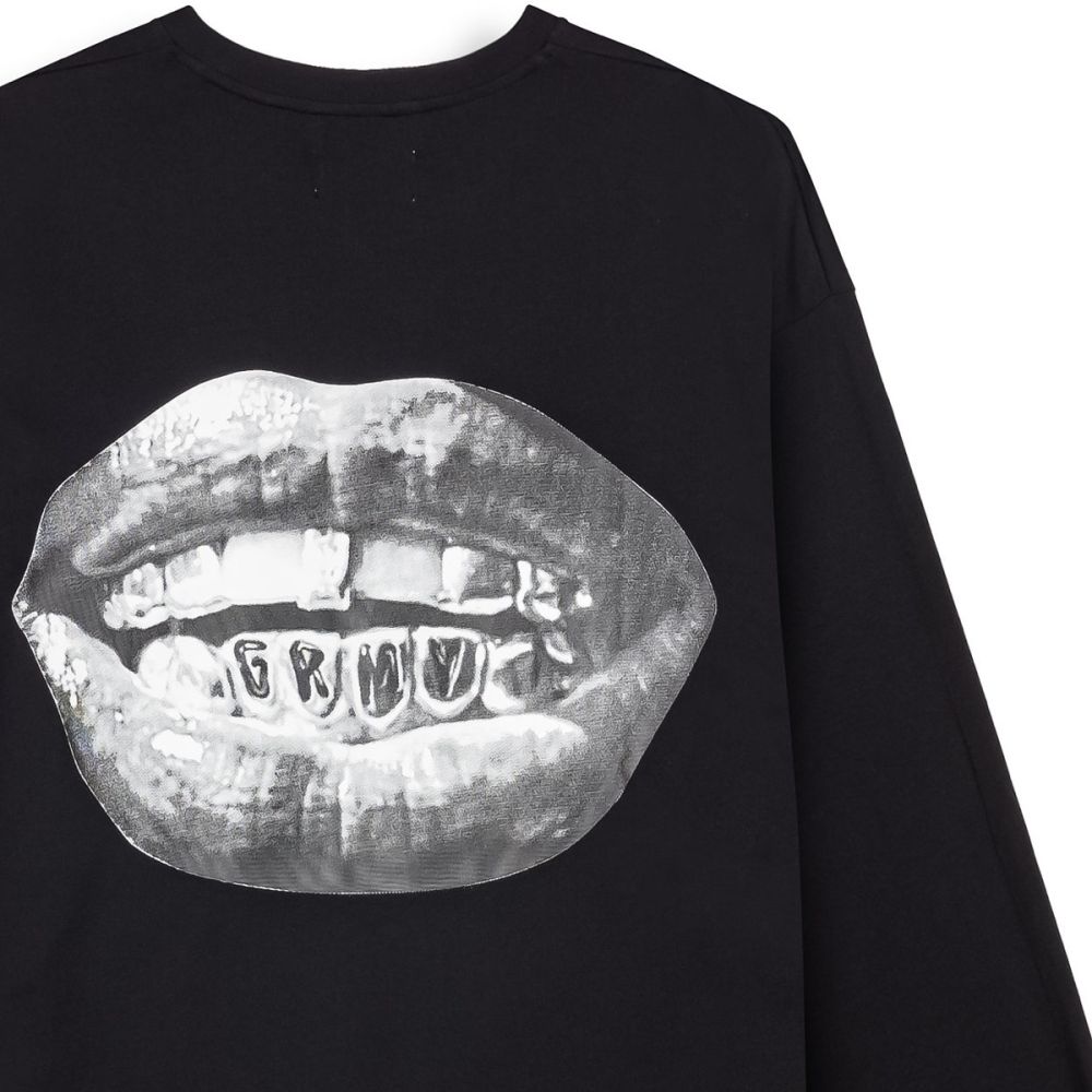 Camiseta Manga Larga Grimey Peace Within The Glitzy Grillz Black
